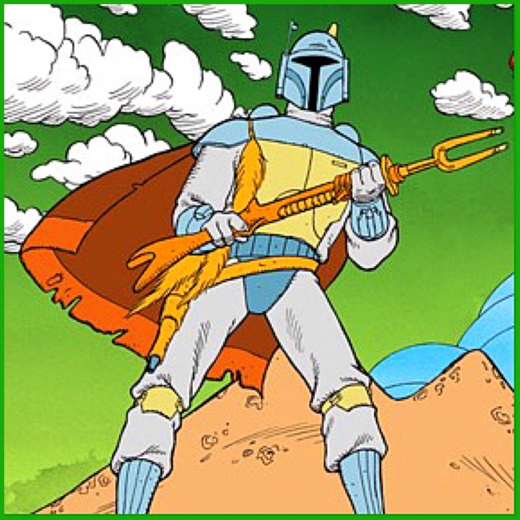 Boba Fett as he appeared in the 1978 Star Wars Holiday Special