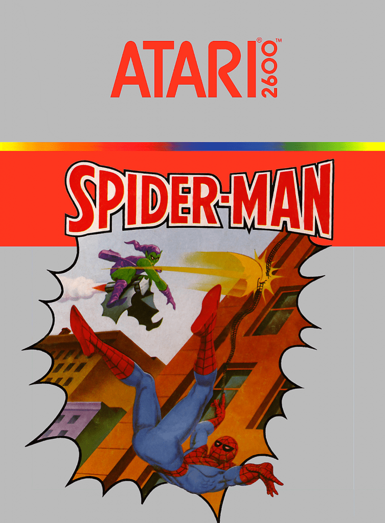 Spider-Man Atari 2600 video game box art